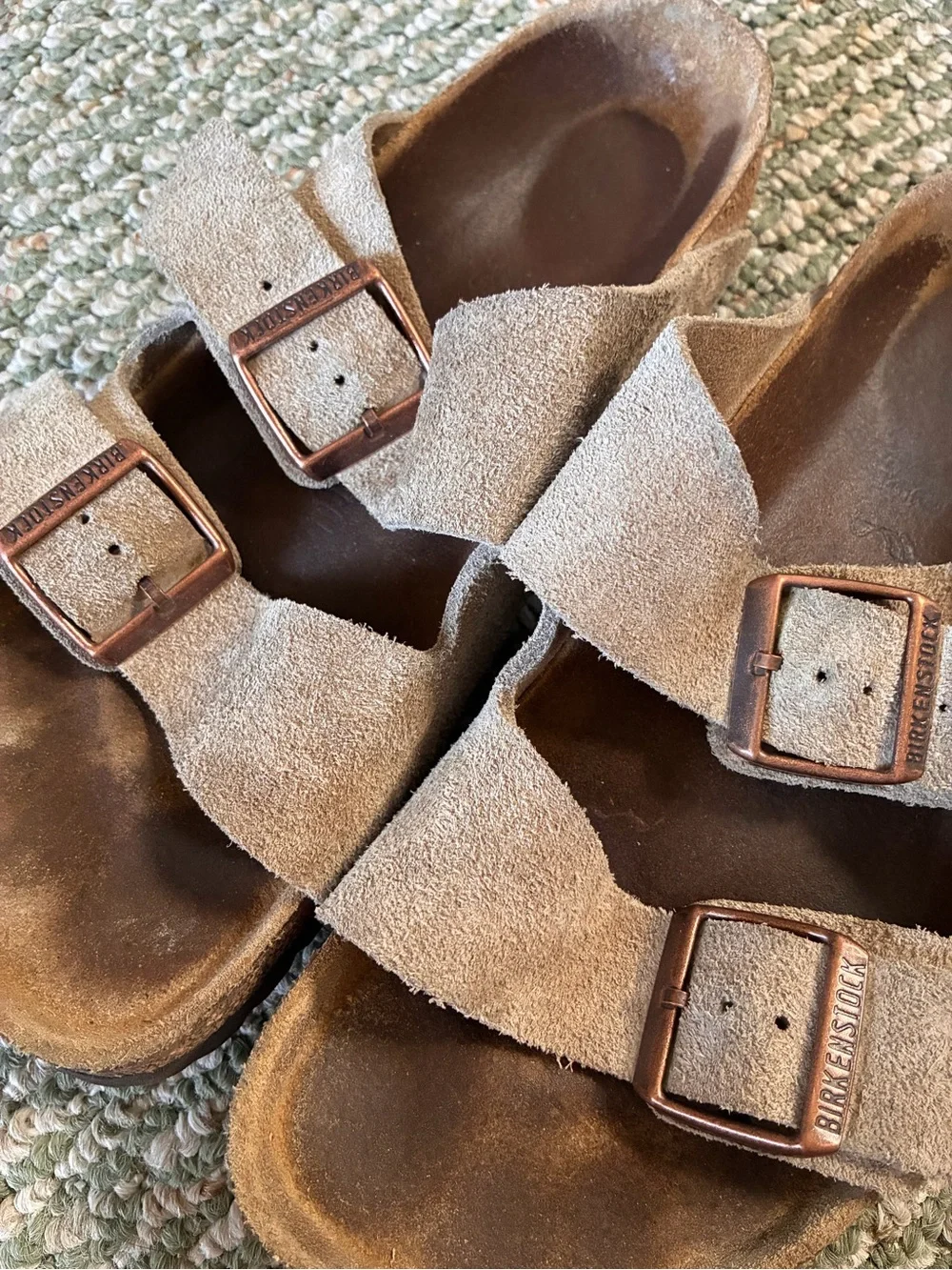 😎 Birkenstocks Arizona taupe suede